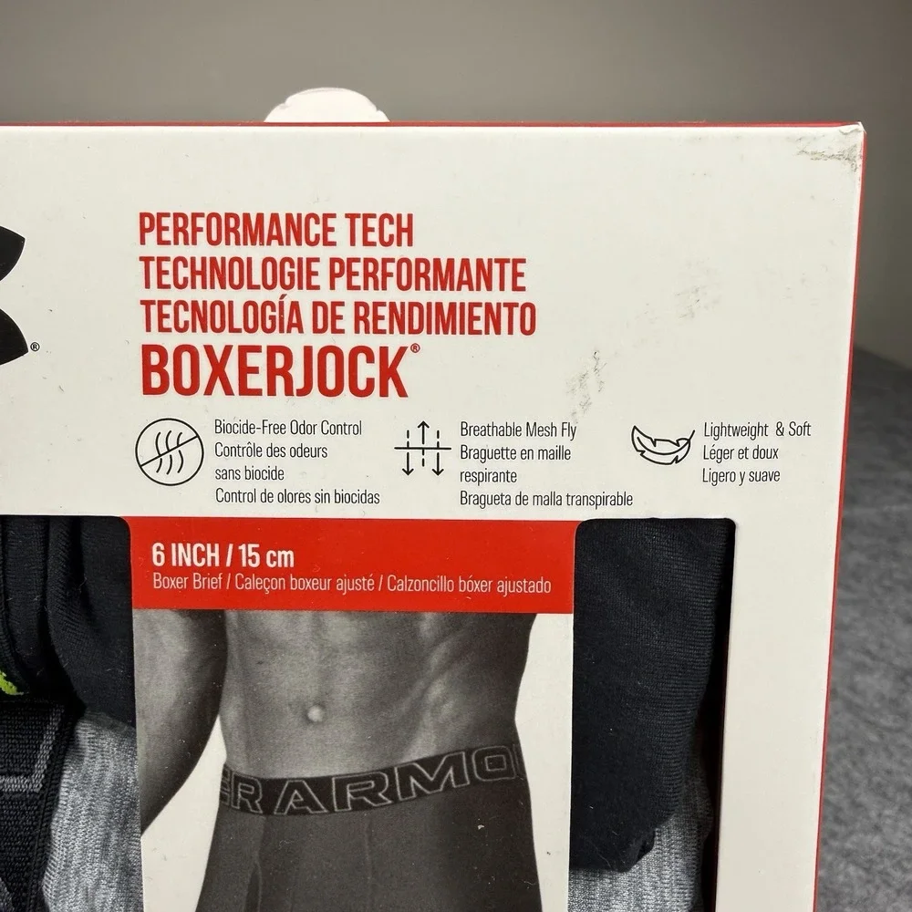 Under Armour NEW Tech Boxerjock XL 6